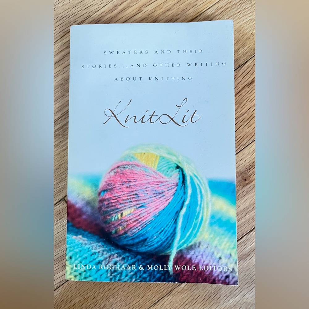 KnitLit Book with Colorful Yarn Cover